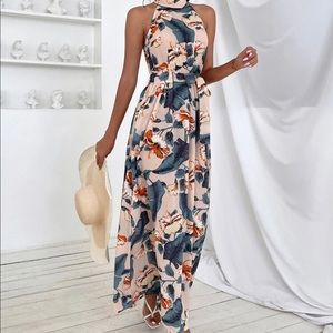 Brand NWT high neck Maxi Dress